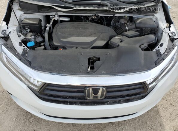 5FNRL6H65PB028124 2023 HONDA ODYSSEY White Engine compartment view