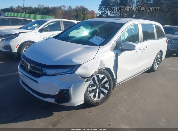 5FNRL6H65SB075260 2025 HONDA ODYSSEY White Vista tres cuartos delantera izquierda