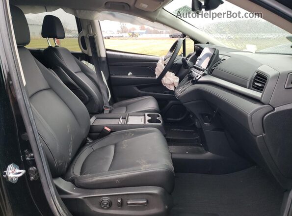 5FNRL6H66SB064834 2025 HONDA ODYSSEY Black Widok wnętrza z przodu
