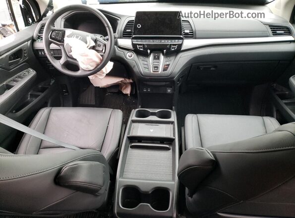 5FNRL6H66SB064834 2025 HONDA ODYSSEY Black Widok deski rozdzielczej