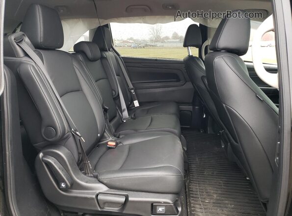5FNRL6H66SB064834 2025 HONDA ODYSSEY Black Widok wnętrza z tyłu