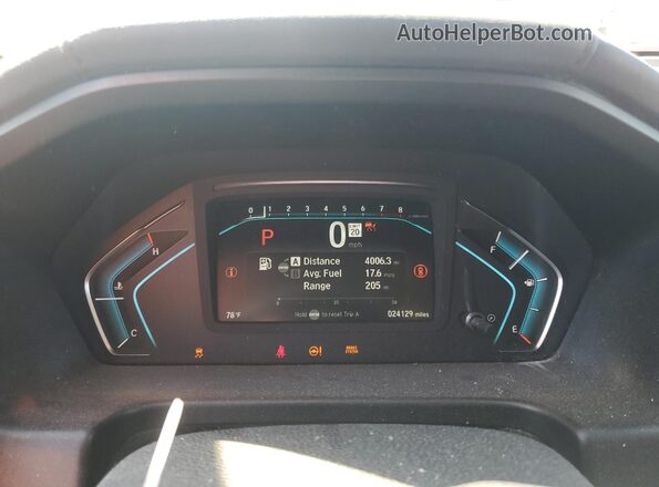 5FNRL6H68RB001373 2024 HONDA ODYSSEY Silver Instrument cluster view