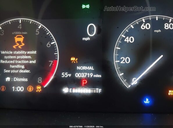 5FNRL6H68SB064463 2025 HONDA ODYSSEY Серебряный Панорамный вид салона 360°