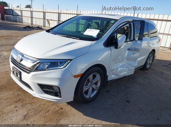 5FNRL6H70LB052155 2020 HONDA ODYSSEY White Vista tres cuartos delantera izquierda