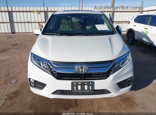 5FNRL6H70LB052155 2020 HONDA ODYSSEY White Vista del cuadro de instrumentos