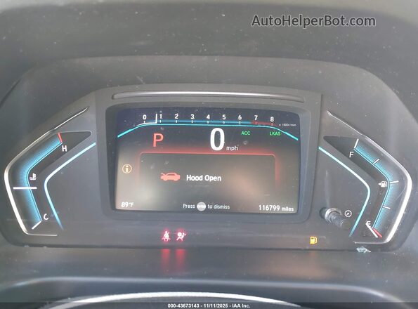 5FNRL6H70LB052155 2020 HONDA ODYSSEY White Vista de los asientos traseros