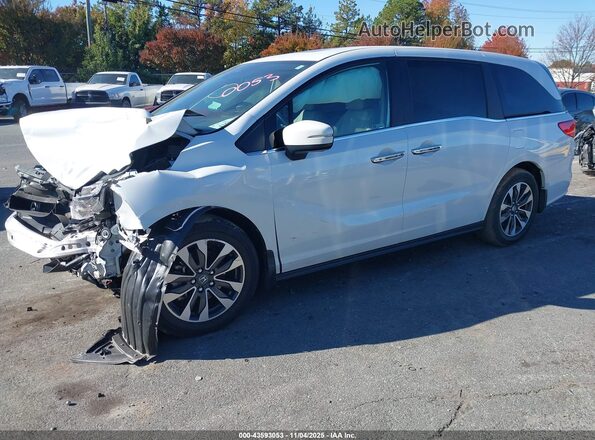 5FNRL6H70MB010053 2021 HONDA ODYSSEY White Przód lewy
