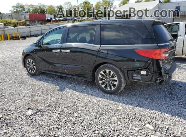 5FNRL6H70MB011235 2021 HONDA ODYSSEY Black Задня ліва чверть