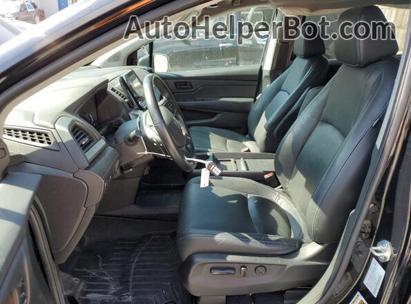 5FNRL6H70MB011235 2021 HONDA ODYSSEY Black Вид салону спереду