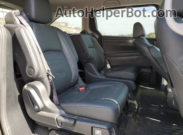5FNRL6H70MB011235 2021 HONDA ODYSSEY Black Вид задньої частини салону