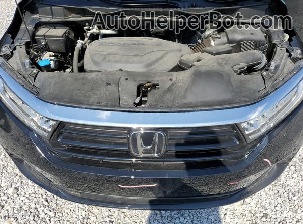 5FNRL6H70MB011235 2021 HONDA ODYSSEY Black Вид підкапотного простору