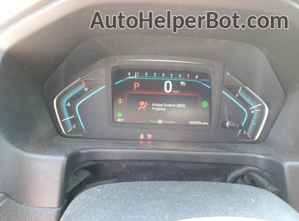5FNRL6H70MB011235 2021 HONDA ODYSSEY Black Вид щитка приладів