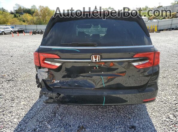 5FNRL6H70MB011235 2021 HONDA ODYSSEY Black Вид ззаду