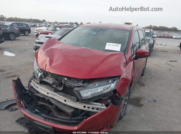 5FNRL6H70NB063238 2022 HONDA ODYSSEY Red Передня ліва чверть
