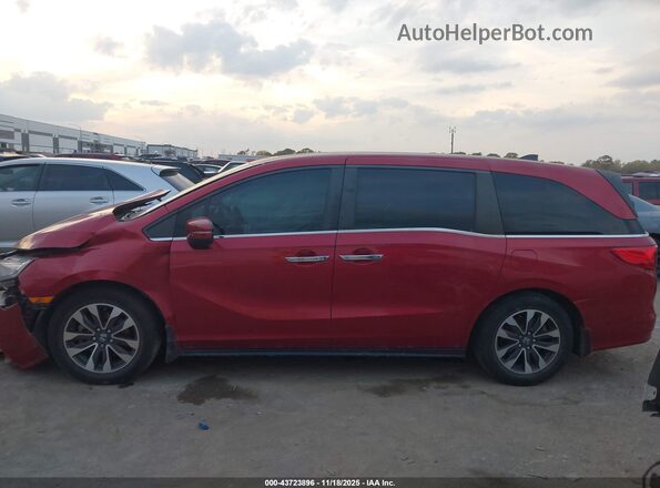 5FNRL6H70NB063238 2022 HONDA ODYSSEY Red Панорамний вид салону 360°