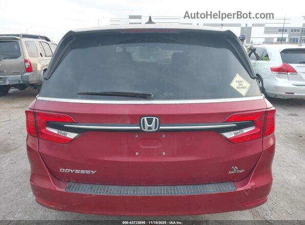 5FNRL6H70NB063238 2022 HONDA ODYSSEY Red 
