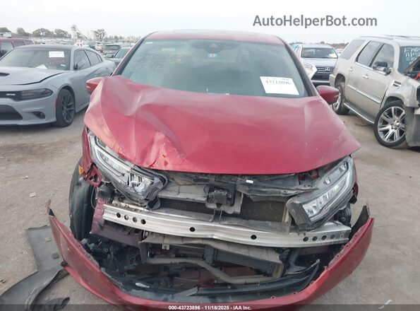 5FNRL6H70NB063238 2022 HONDA ODYSSEY Red Вид щитка приладів