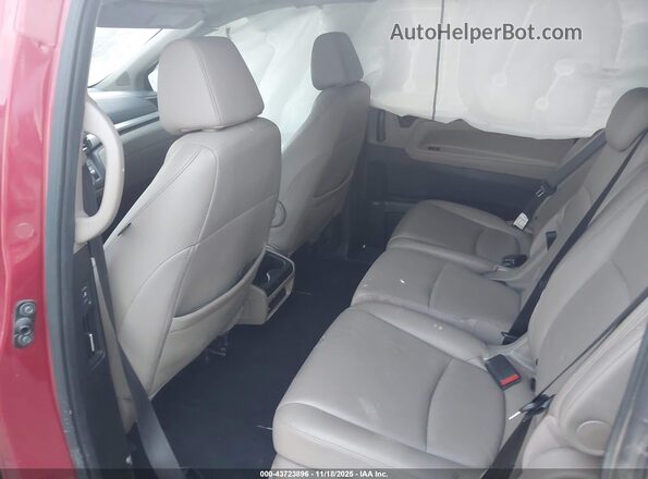 5FNRL6H70NB063238 2022 HONDA ODYSSEY Red Вид наклейки з VIN-кодом