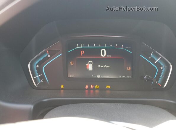 5FNRL6H71JB106382 2018 HONDA ODYSSEY White 