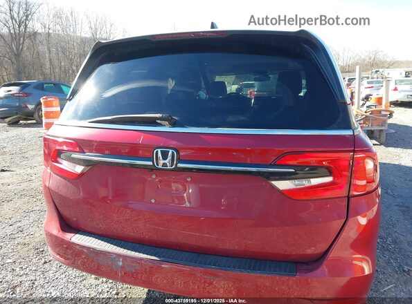 5FNRL6H71NB019507 2022 HONDA ODYSSEY Red 