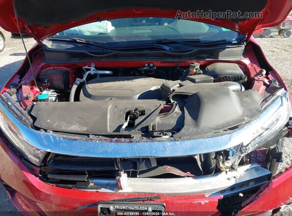 5FNRL6H71NB019507 2022 HONDA ODYSSEY Red Հետևի տեսք