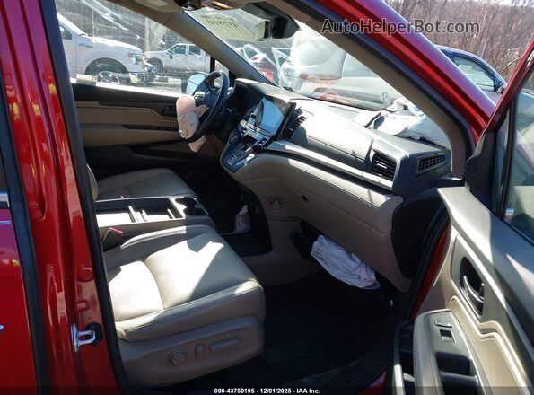5FNRL6H71NB019507 2022 HONDA ODYSSEY Red Սալոնի դիմացի տեսք
