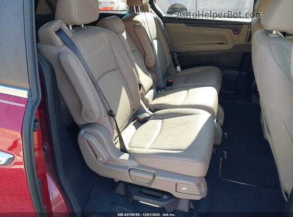 5FNRL6H71NB019507 2022 HONDA ODYSSEY Red VIN կոդի պիտակի տեսք