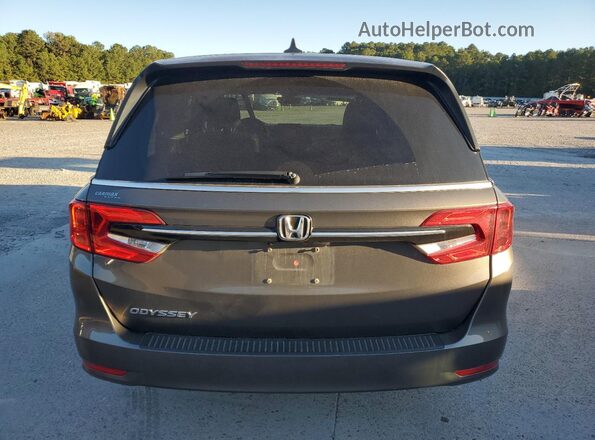 5FNRL6H72MB002312 2021 HONDA ODYSSEY Brown Vista trasera