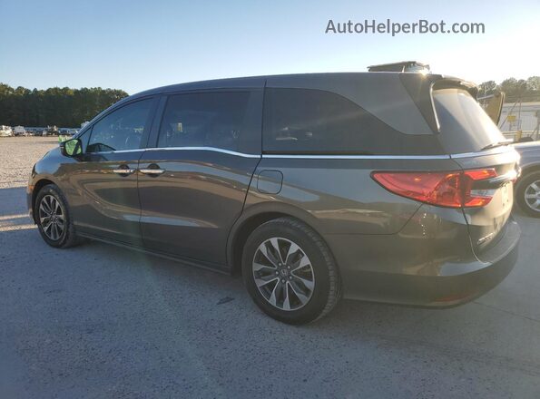 5FNRL6H72MB002312 2021 HONDA ODYSSEY Brown Trasero izquierdo