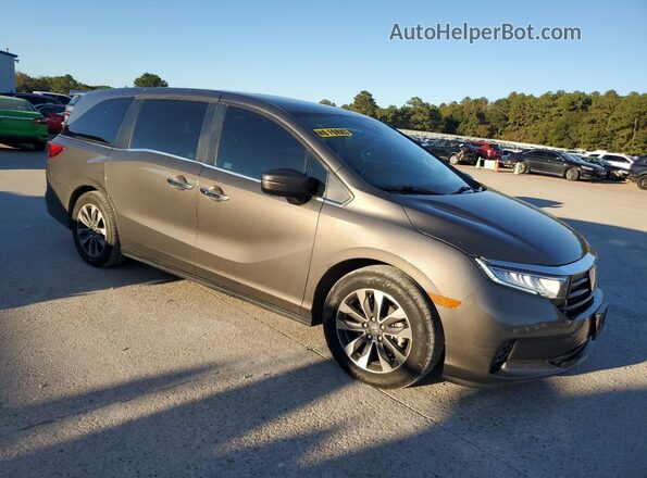 5FNRL6H72MB002312 2021 HONDA ODYSSEY Brown Delantero derecho