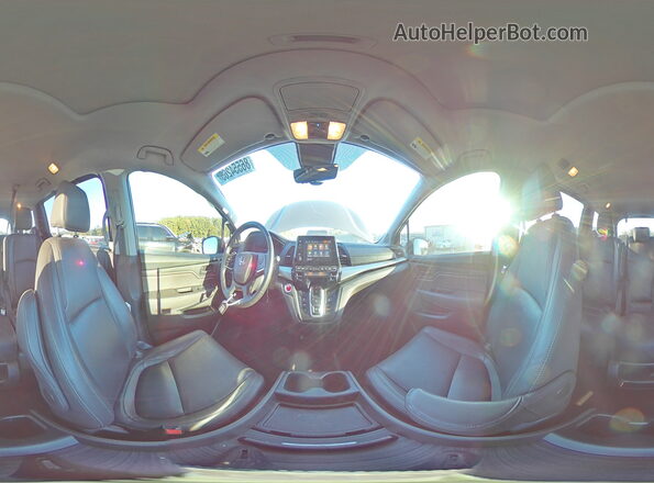 5FNRL6H72MB002312 2021 HONDA ODYSSEY Brown Vista interior de 360 grados