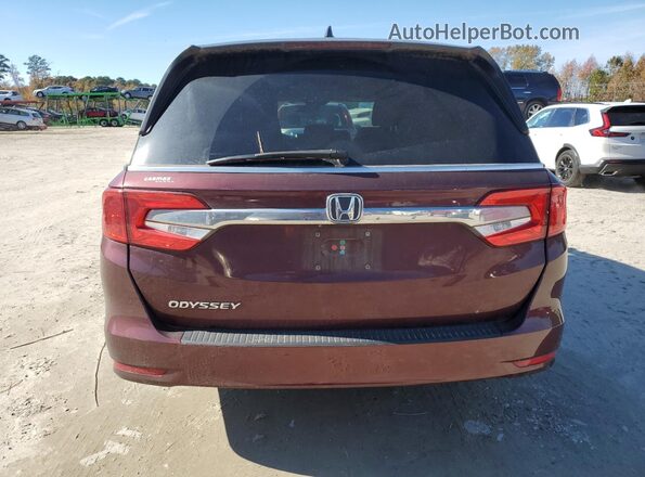5FNRL6H73LB017206 2020 HONDA ODYSSEY Burgundy Rear view