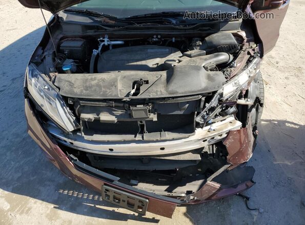5FNRL6H73LB017206 2020 HONDA ODYSSEY Burgundy Engine compartment view