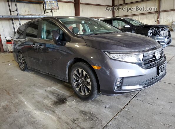 5FNRL6H73MB020138 2021 HONDA ODYSSEY Черный Передняя правая четверть
