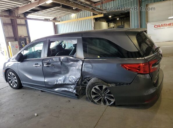 5FNRL6H73MB020138 2021 HONDA ODYSSEY Черный Задняя левая четверть