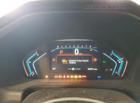 5FNRL6H73MB020138 2021 HONDA ODYSSEY Черный Вид щитка приборов