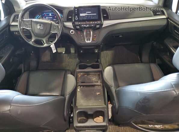 5FNRL6H73MB020138 2021 HONDA ODYSSEY Черный Вид панели приборов