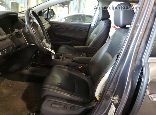 5FNRL6H73MB020138 2021 HONDA ODYSSEY Черный Вид салона спереди