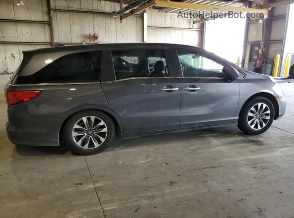 5FNRL6H73MB020138 2021 HONDA ODYSSEY Черный Задняя правая четверть