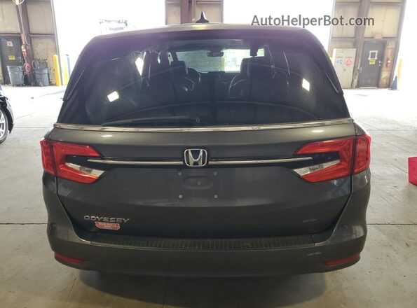 5FNRL6H73MB020138 2021 HONDA ODYSSEY Черный Вид сзади