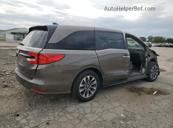 5FNRL6H73MB021144 2021 HONDA ODYSSEY Gray Հետևի աջ