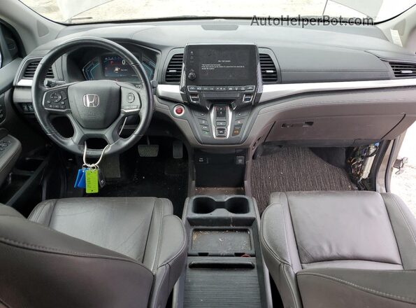 5FNRL6H73MB021144 2021 HONDA ODYSSEY Gray Առջևի վահանակի տեսք