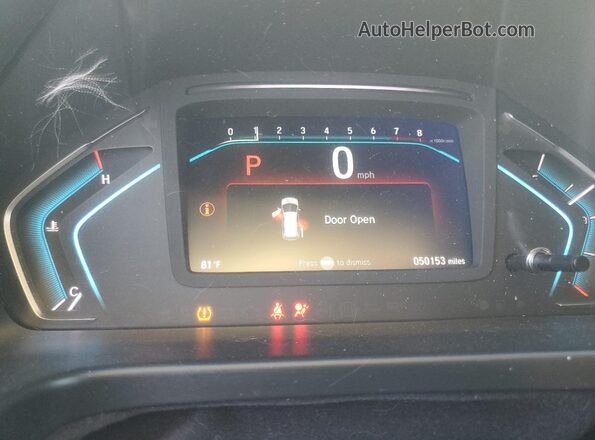 5FNRL6H74LB024181 2020 HONDA ODYSSEY White Вид щитка приладів