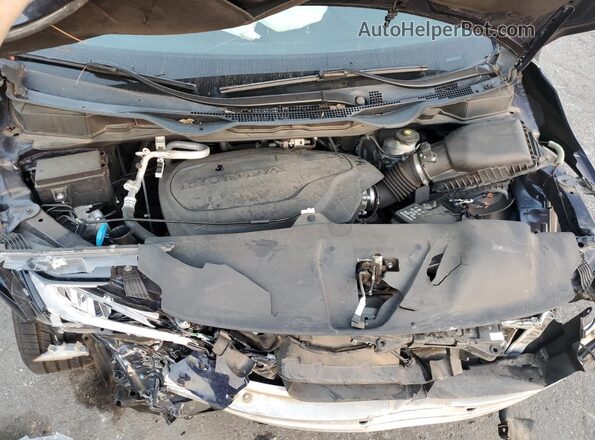 5FNRL6H74MB034078 2021 HONDA ODYSSEY Blue Rear interior view