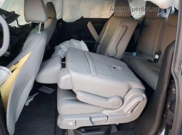 5FNRL6H74MB034078 2021 HONDA ODYSSEY Blue Rear seats view
