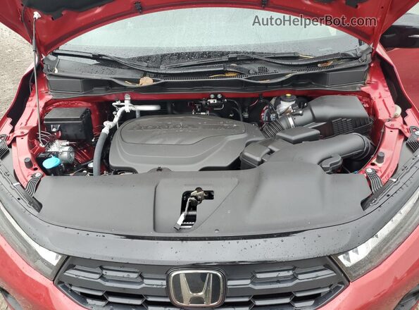 5FNRL6H74SB088848 2025 HONDA ODYSSEY Burgundy Vista del compartimento del motor