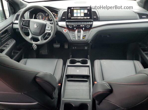 5FNRL6H74SB088848 2025 HONDA ODYSSEY Burgundy Vista del salpicadero