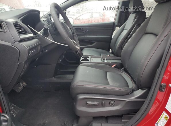 5FNRL6H74SB088848 2025 HONDA ODYSSEY Burgundy Vista interior delantera