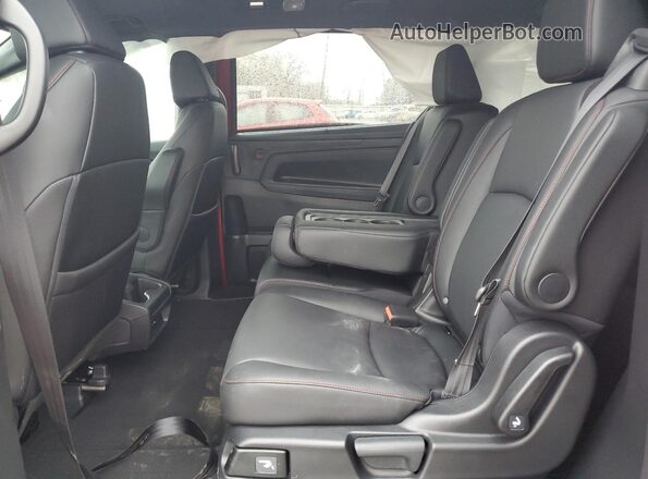 5FNRL6H74SB088848 2025 HONDA ODYSSEY Burgundy Vista interior trasera