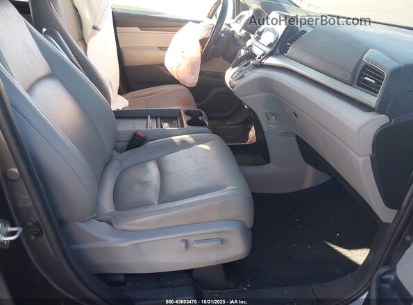 5FNRL6H75LB003582 2020 HONDA ODYSSEY Gray წინა სალონის ხედი